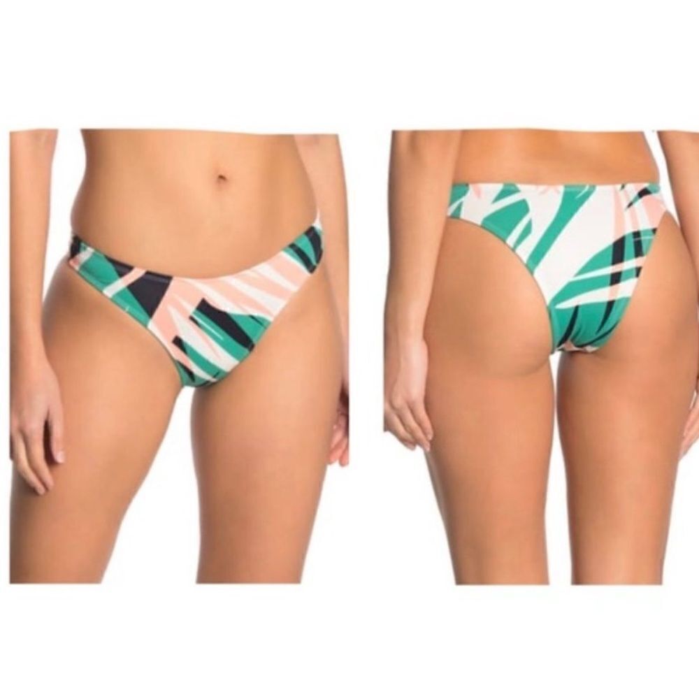 NEW The Bikini Lab Palm Print Bikini Bottom Size Medium